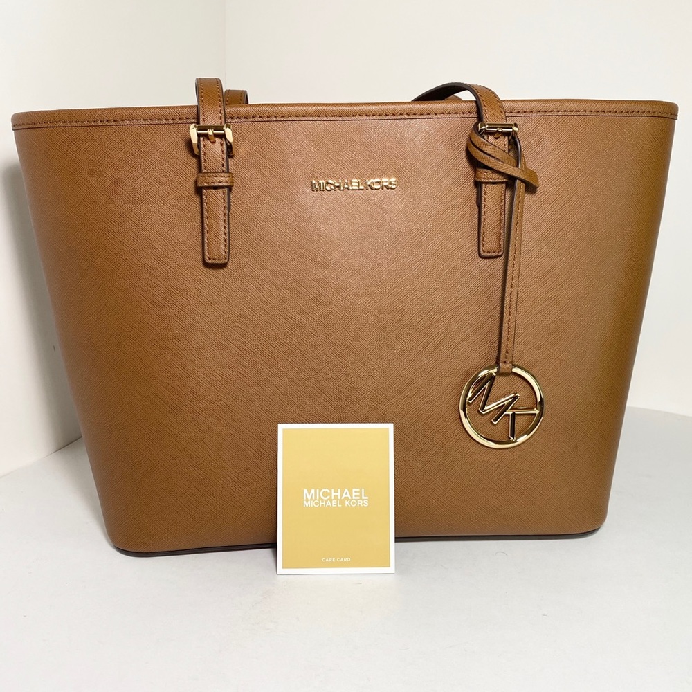 Michael Kors Jet Set TZ, Saffiano Leather Tote! - Picture 4 of 10